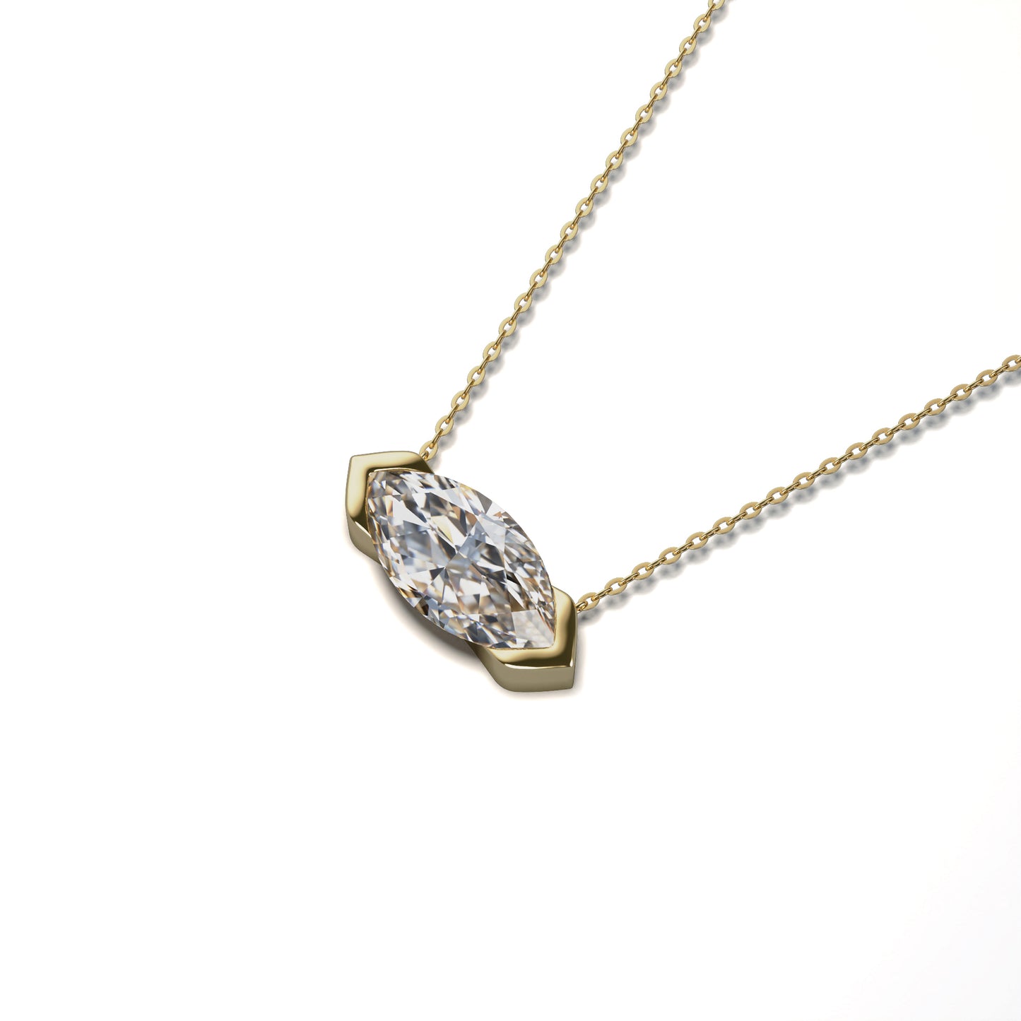 1ct Marquise Pendant - SVELTE