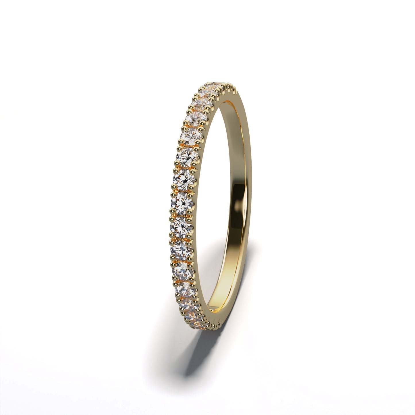 Diamond Wedding Band - RADIANCE (Flat)