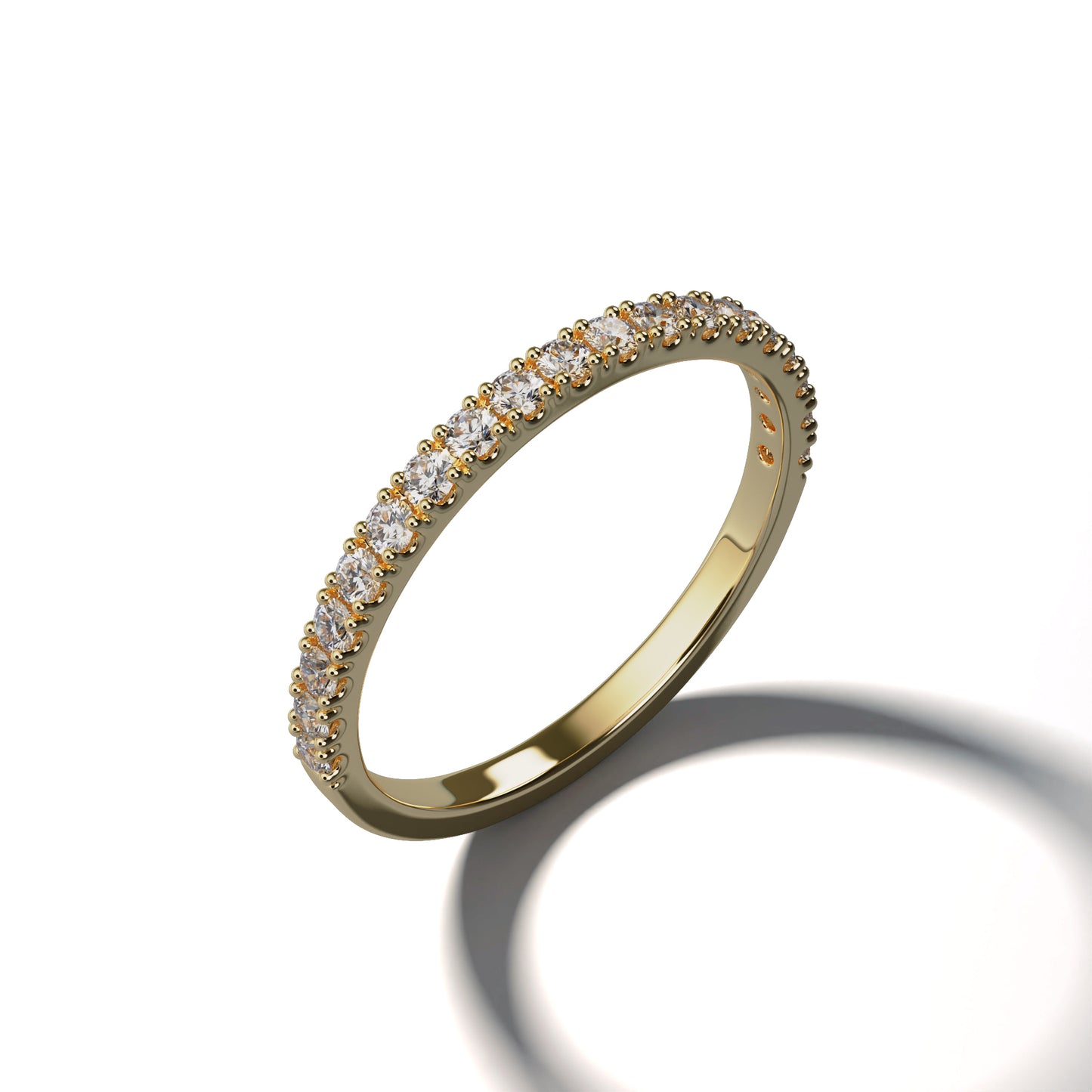 Diamond Wedding Band - RADIANCE (Flat)