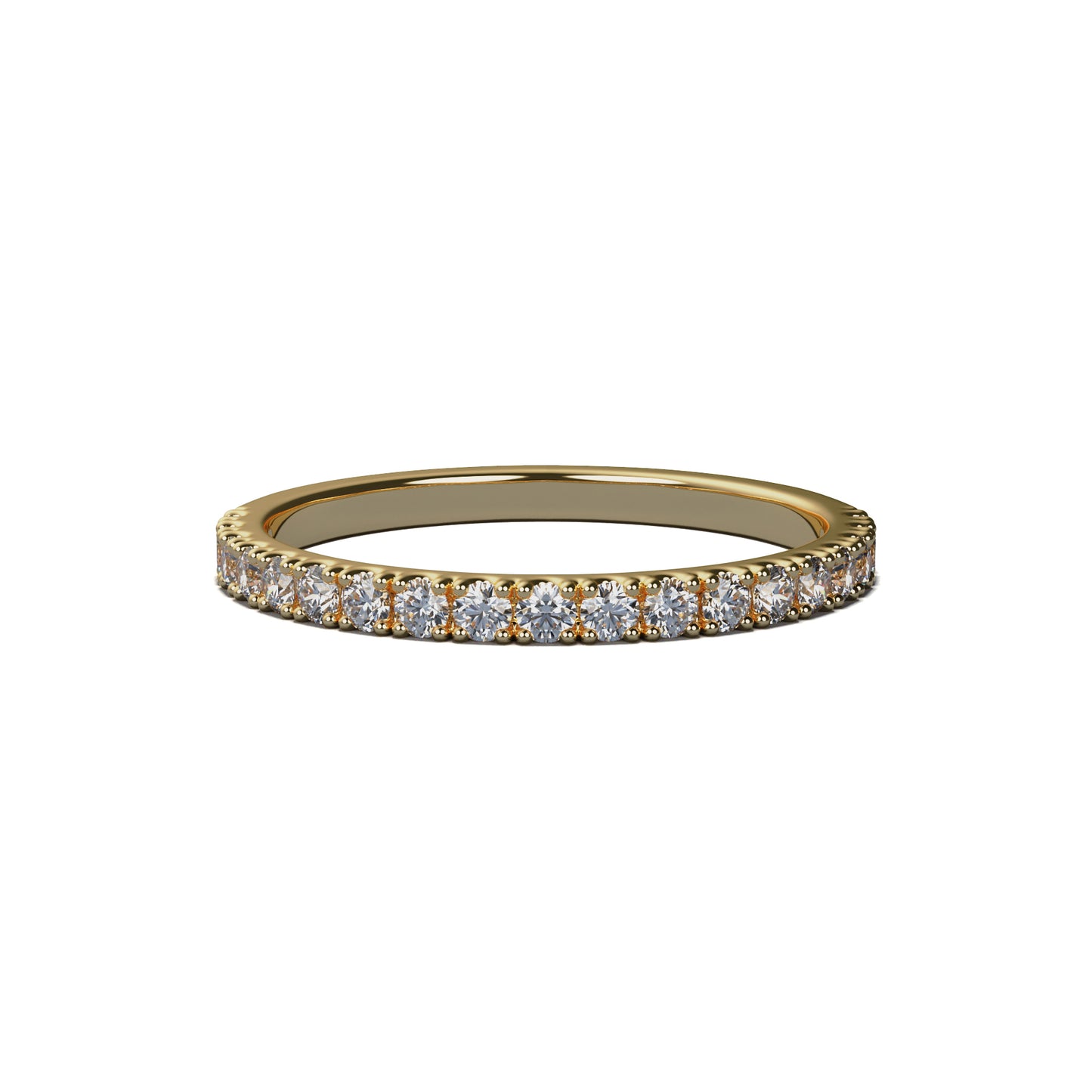 Diamond Wedding Band - RADIANCE (Flat)
