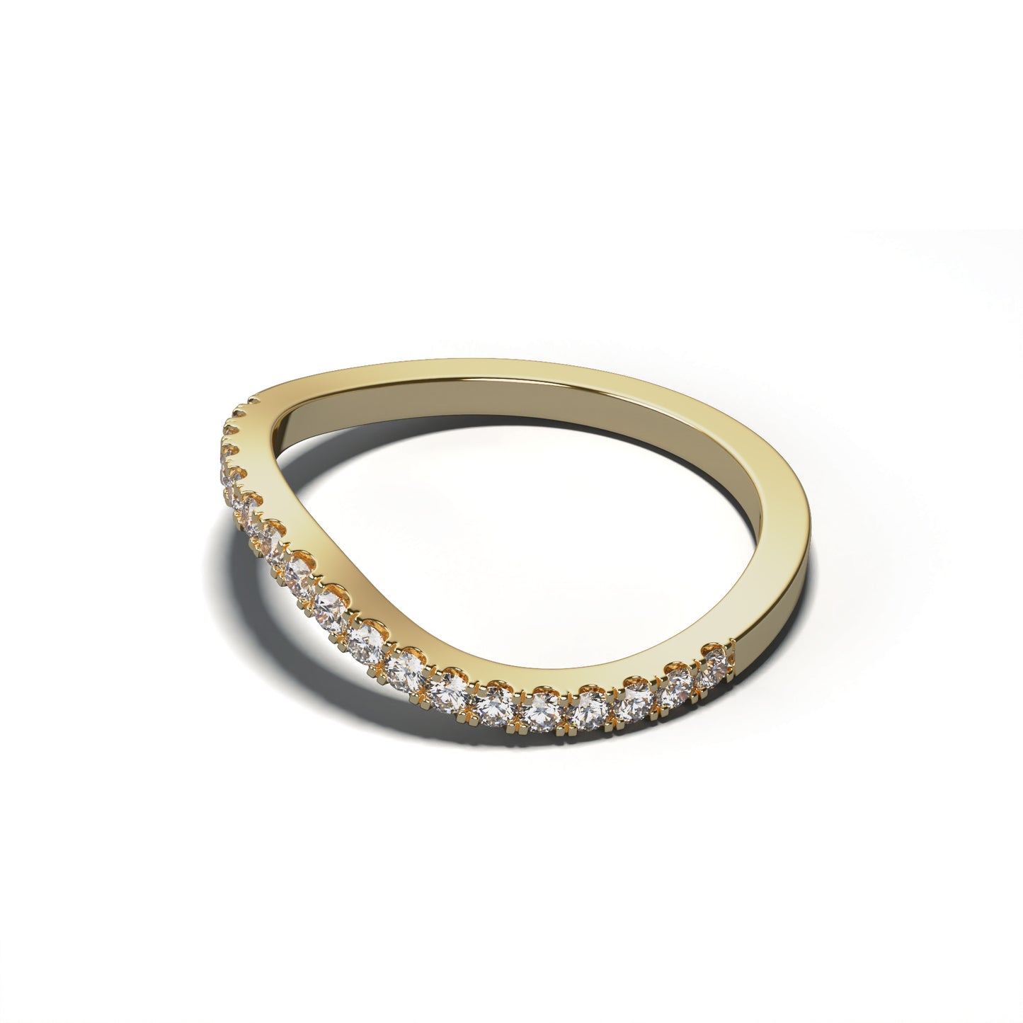 Diamond Wedding Band - RADIANCE (Flow)