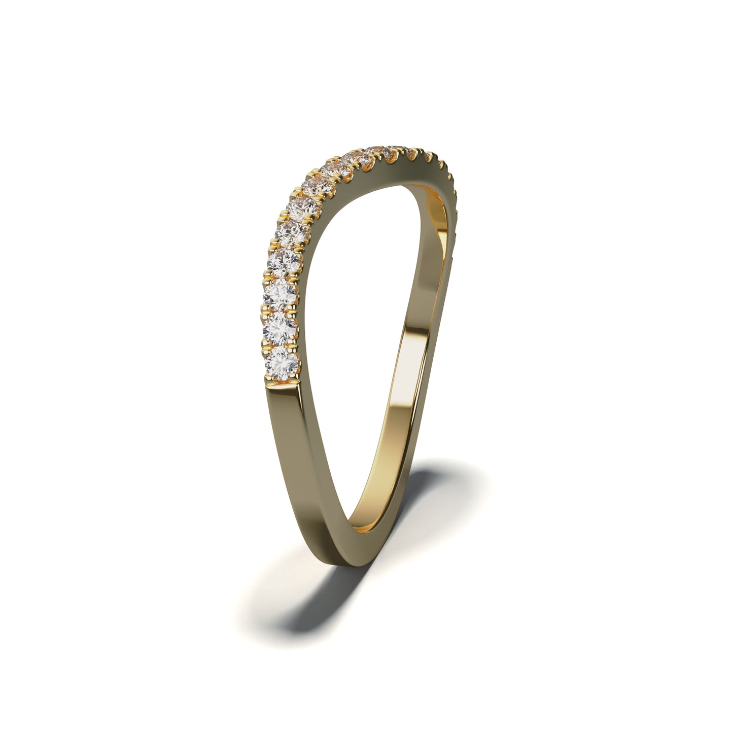 Diamond Wedding Band - RADIANCE (Flow)