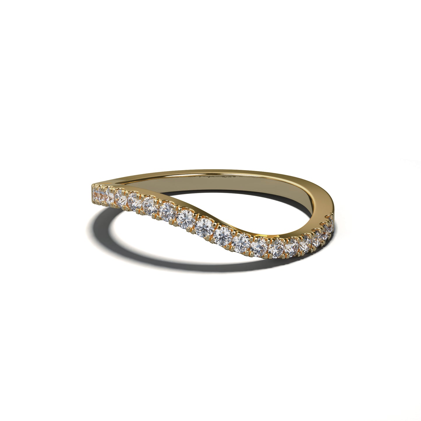 Diamond Wedding Band - RADIANCE (Flow)