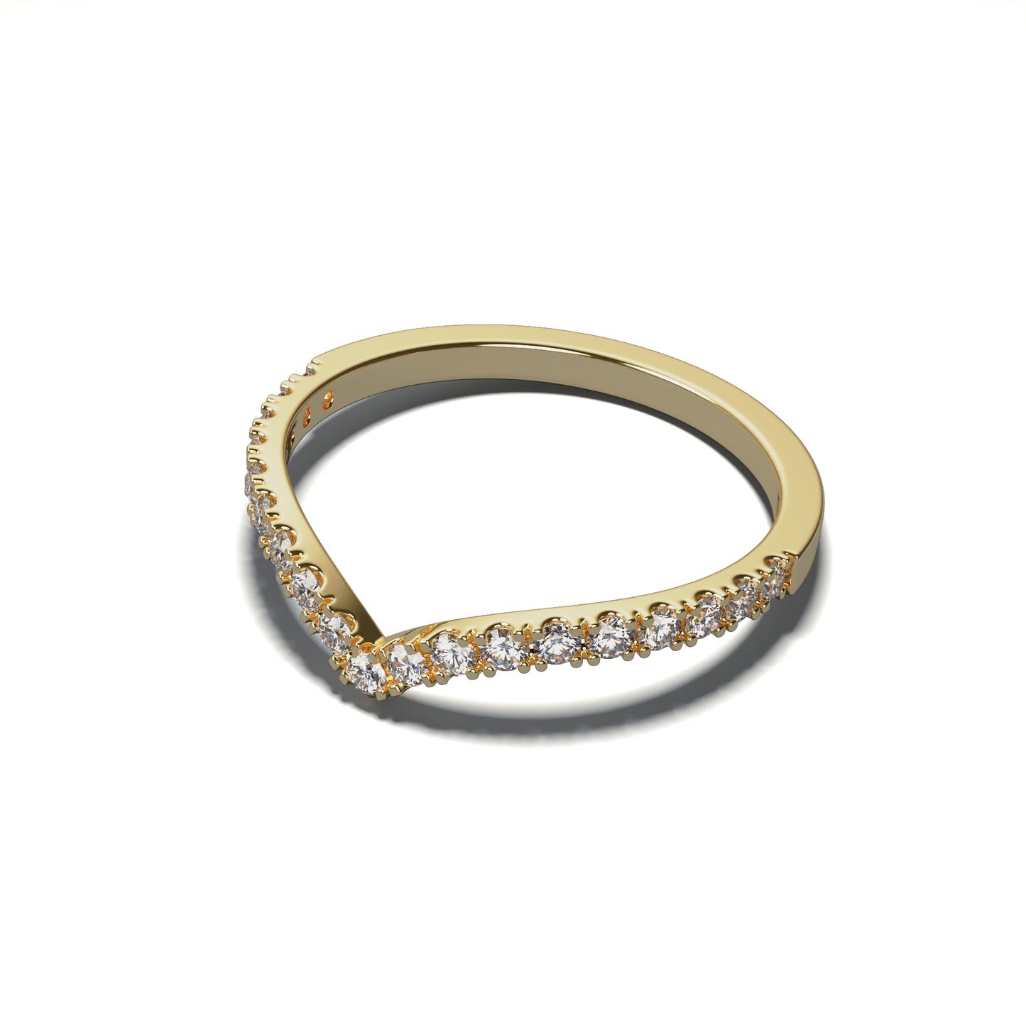 Diamond Wedding Band - RADIANCE (Fitted)