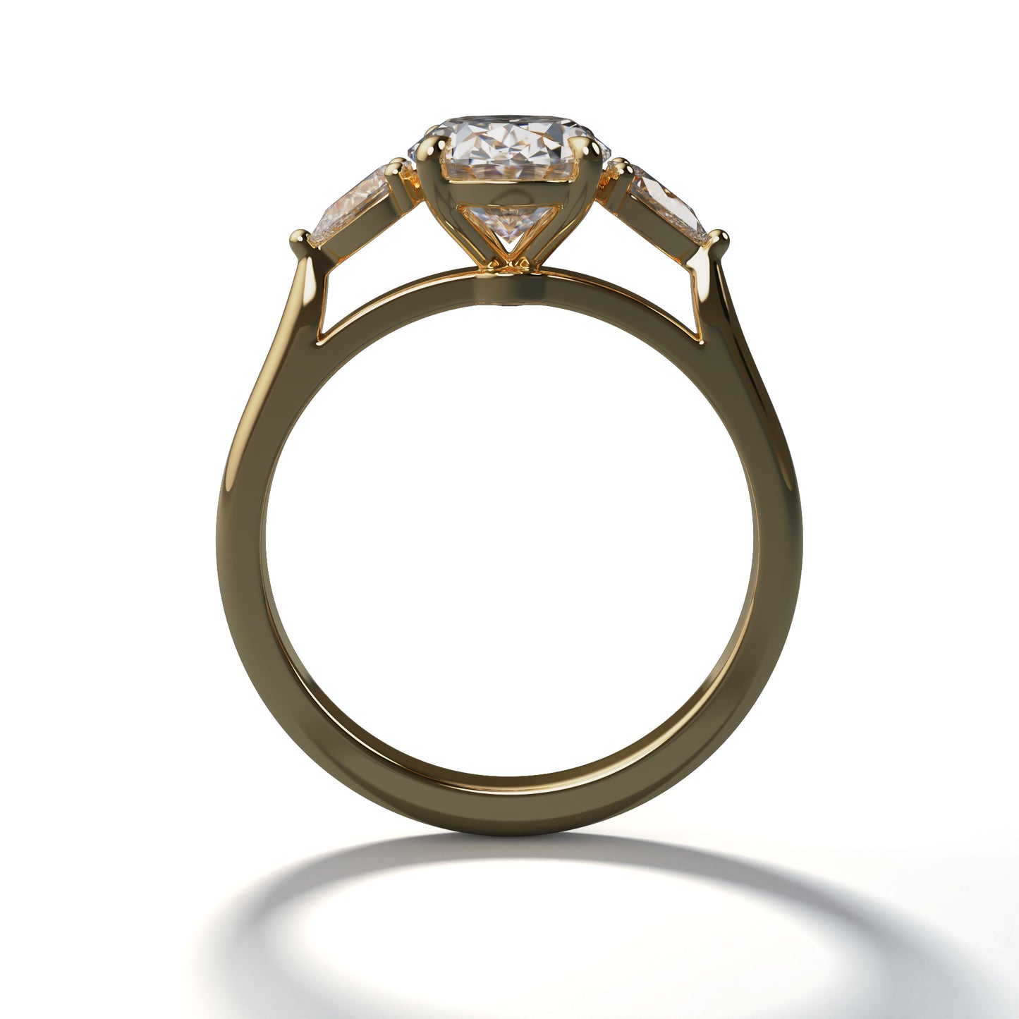 1.5ct Oval Trilogy - LUMINESCE