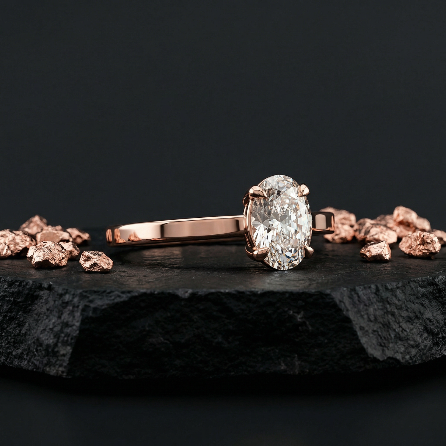 ROSE GOLD ENGAGEMENT RINGS Image