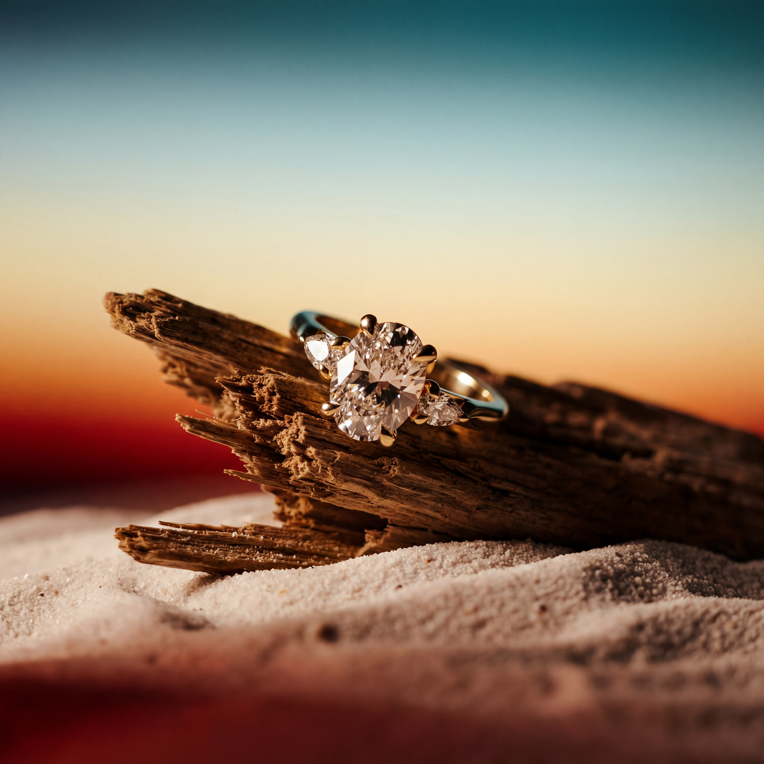 Oval Cut Rings Image