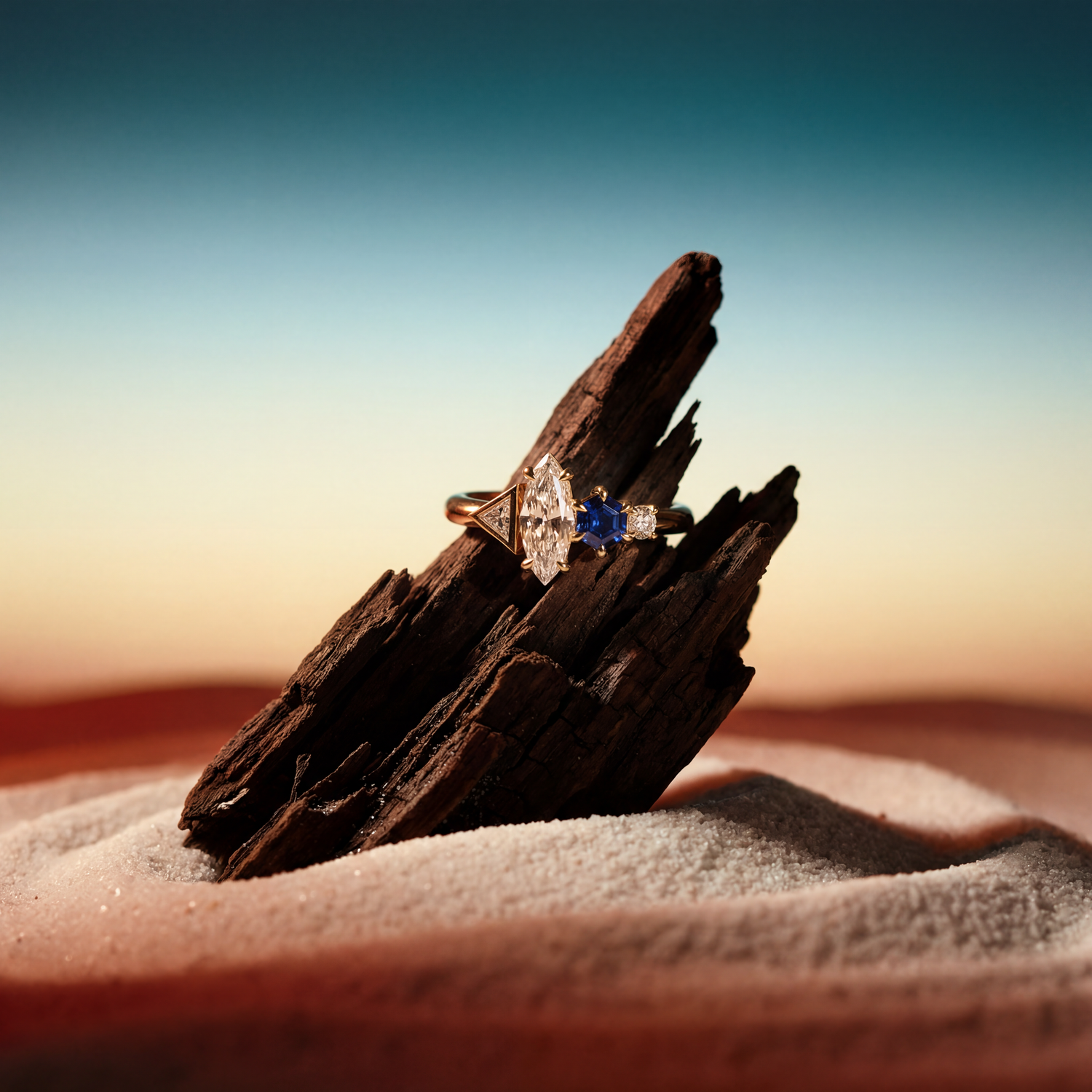 Kite Cut Rings Image
