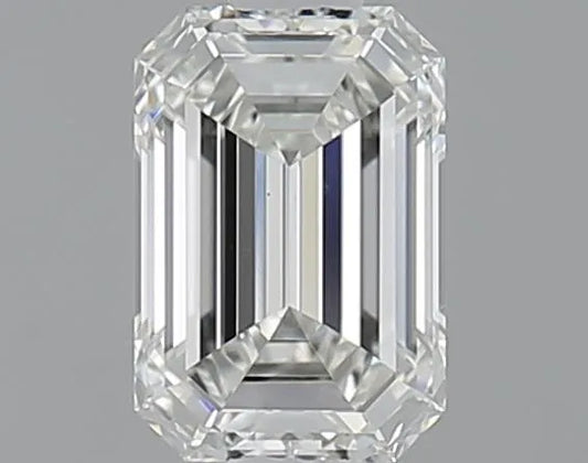 0.70ct Emerald Natural Diamond (Colour G, Clarity VVS2, Cut VG, IGI Certified)