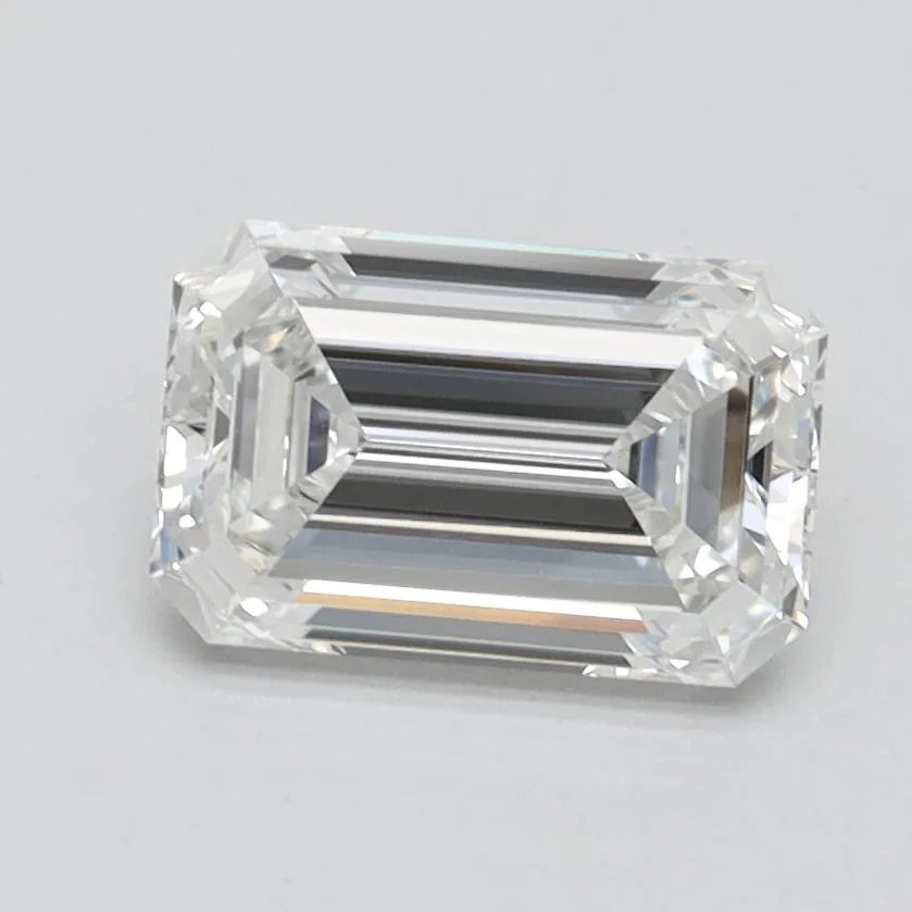 1.43ct Emerald Lab Grown Diamond (Colour F, Clarity VVS2, IGI Certified)