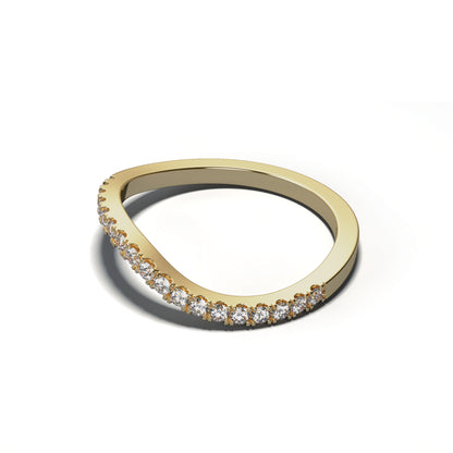 Diamond Wedding Band - RADIANCE (Flow)