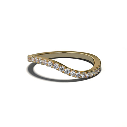 Diamond Wedding Band - RADIANCE (Flow)