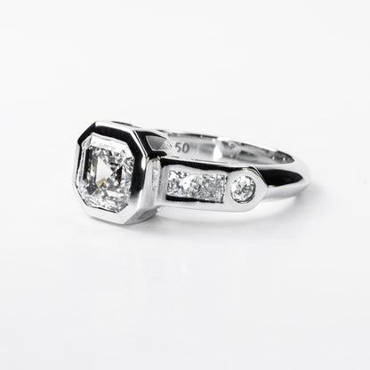 1.7ct Asscher Signet - CUBISM