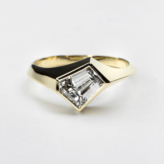 1ct Fancy Diamond Signet - JUXTAPOSE