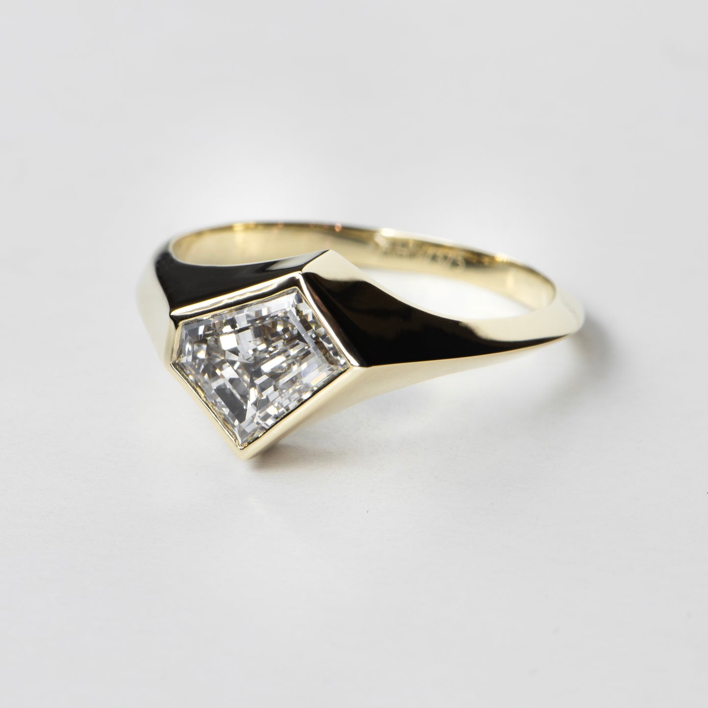 1ct Fancy Diamond Signet - JUXTAPOSE