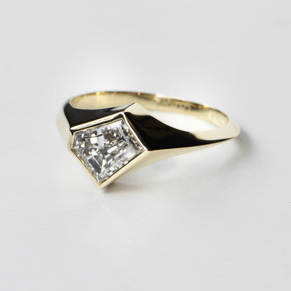 1ct Fancy Diamond Signet - JUXTAPOSE