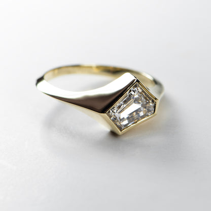 1ct Fancy Diamond Signet - JUXTAPOSE