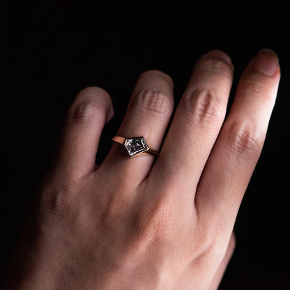 1ct Fancy Diamond Signet - JUXTAPOSE
