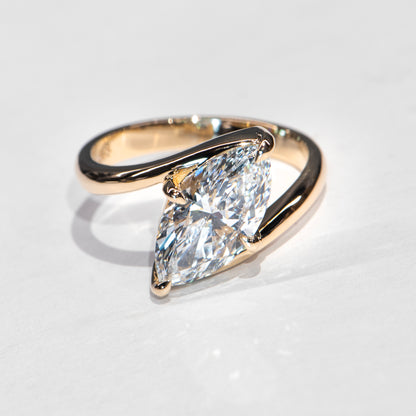2.5ct Marquise Solitaire - EMBRACE