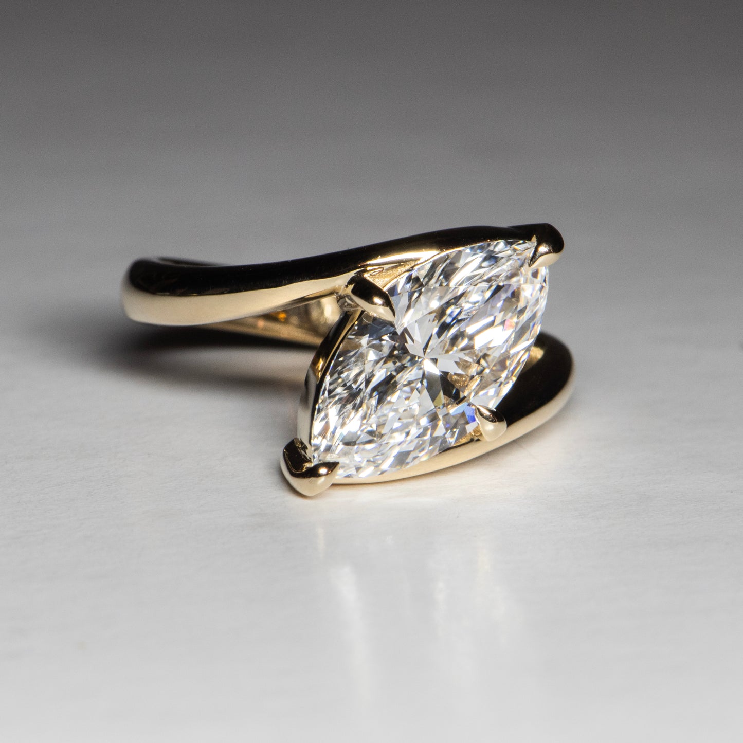 2.5ct Marquise Solitaire - EMBRACE