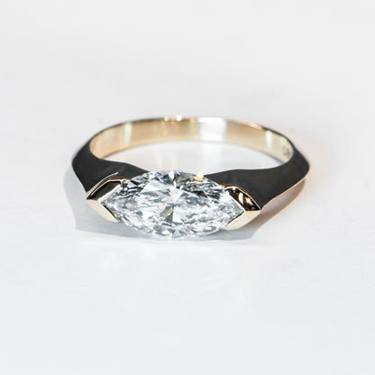 1ct Marquise Diamond Signet - ELYSIUM