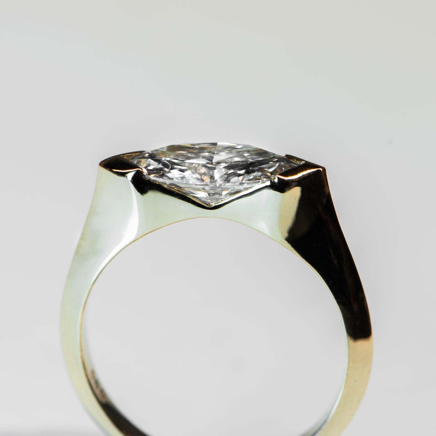 1ct Marquise Diamond Signet - ELYSIUM