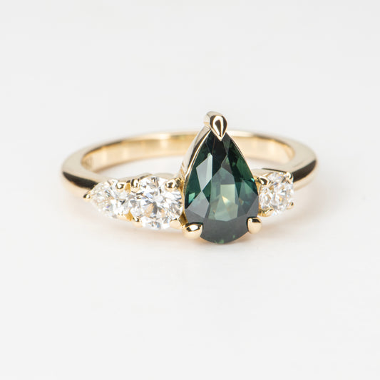 1.15ct Parti Sapphire - EUCALYPT SKY