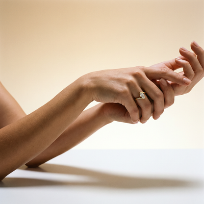 MARQUISE SOLITAIRE BYPASS BAND