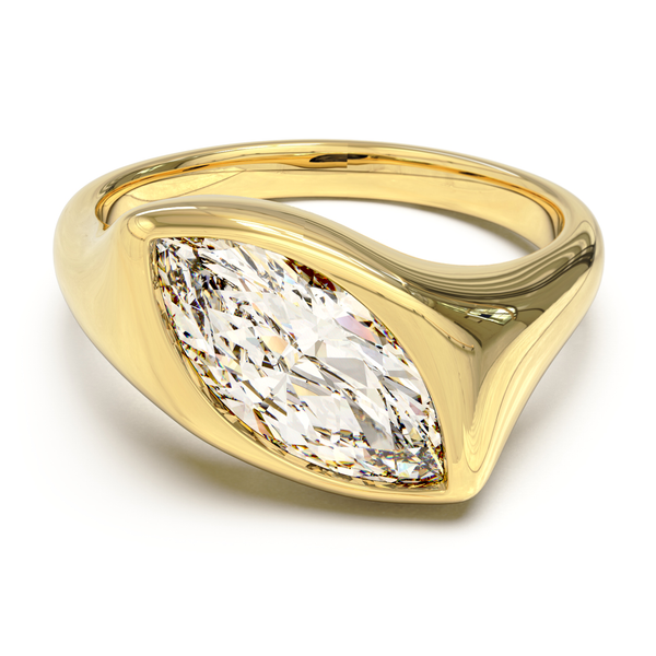 MARQUISE BEZEL SIGNET