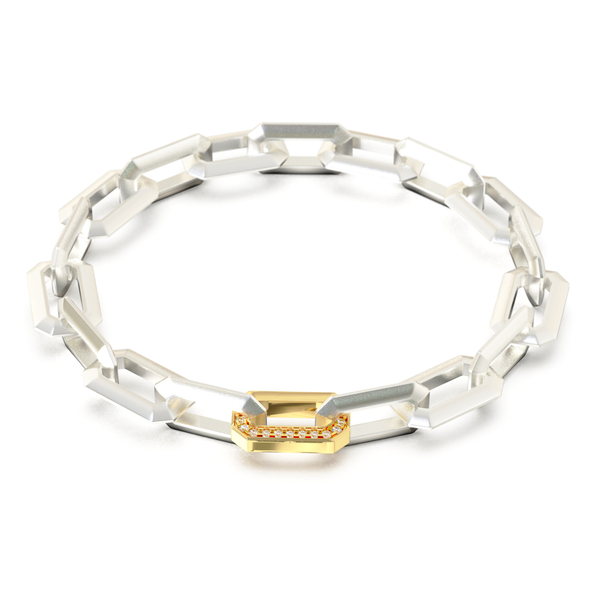 TWO-TONE OCTAGON DIAMOND BRACELET