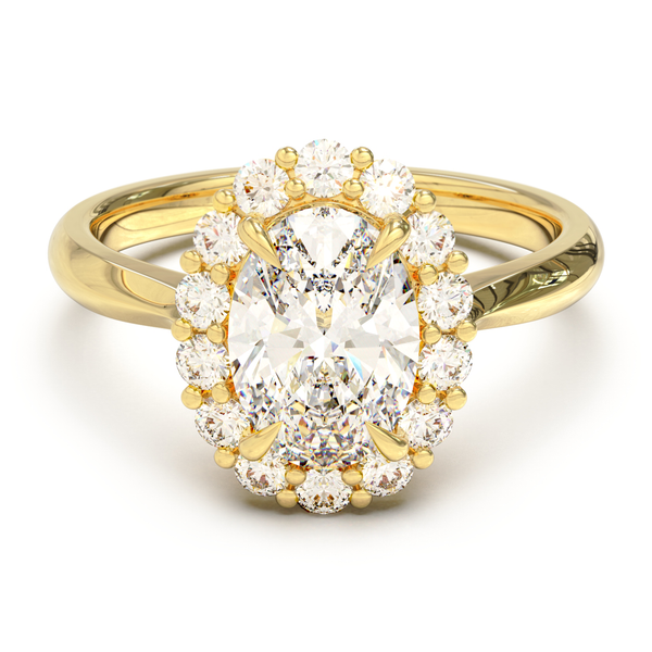 OVAL HALO SOLITAIRE